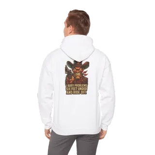 Hoodie 058 Person 4 Back White